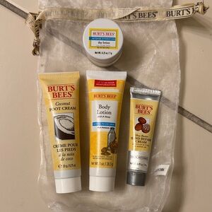 Burt's Bees Moisturizer Set - Yellow, White, and Silver